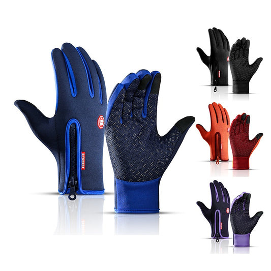 Windproof Zip Up Gloves